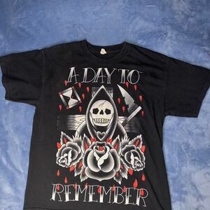Vintage‎ black shirt a day to remember men size l